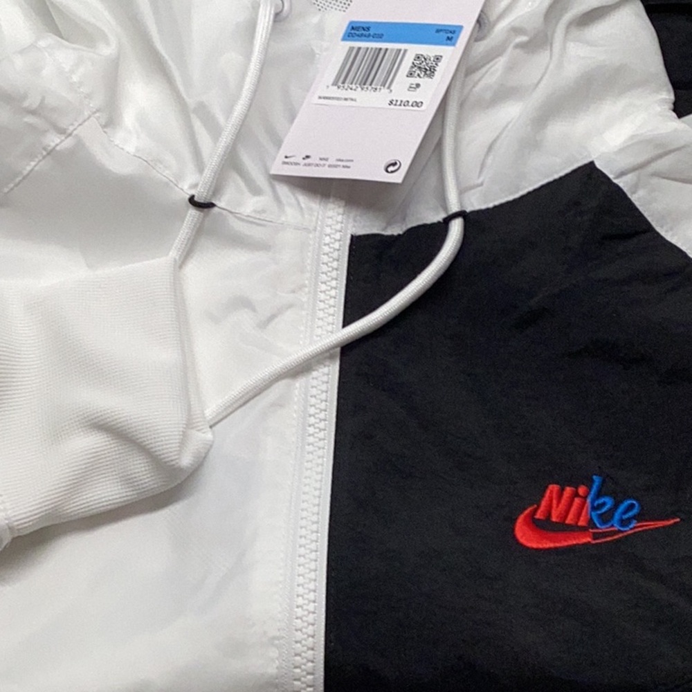 Nike White and Black Jacket